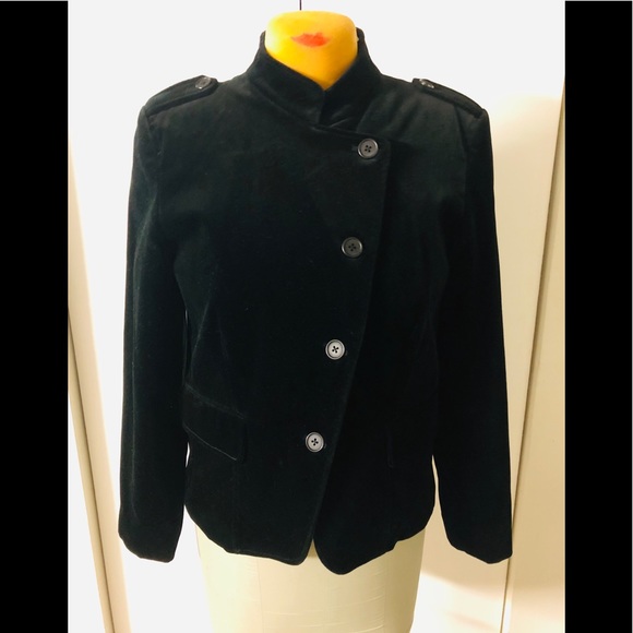 Pursuits LTD Velvet Jacket Sz 14 🦋Buttons Down - Picture 1 of 15